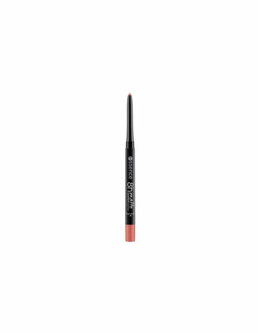 Jag Couture London Essence Cosmetics Matte Comfort Lip Liner 04 Rosy Nude, 0.3g, with a soft, natural lip color.
