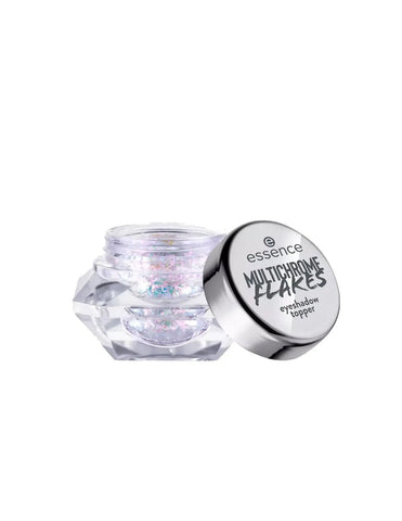 Jag Couture London - New York Essence Cosmetics Multichrome Flakes Topper Sombra De Ojos 01-Galactic Vibes 2g