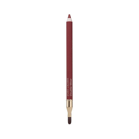 Estée Lauder Double Wear Lip Liner in Rebellious Rose, 1.2g, with the product pencil and sharpener on a neutral background.
