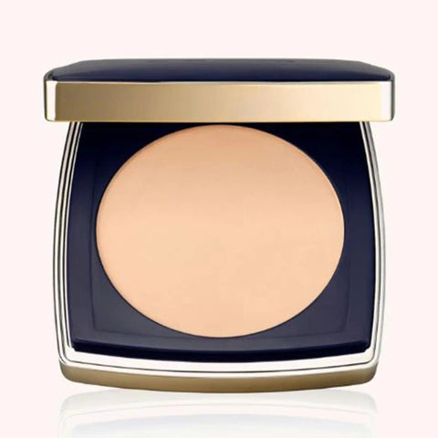 Estée Lauder Double Wear Matte Powder in shade 3C2 Pebble, 12g, with a compact featuring the brand's logo and product name.