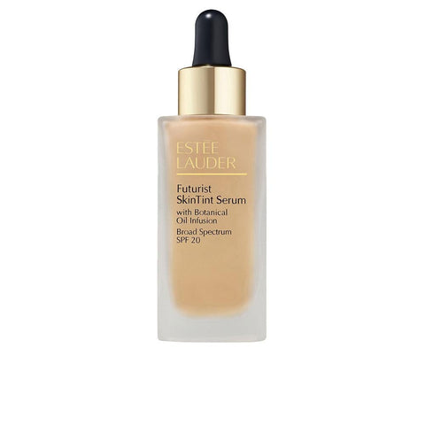 Estée Lauder Futurist Skintint Serum SPF20 in 1C, 30ml, a lightweight tinted serum with sun protection from Jag Couture London.