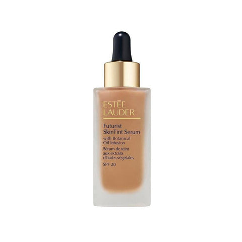 Estée Lauder Futurist Skintint Serum SPF20 in 30ml bottle, featuring a sleek design by Jag Couture London - New York.