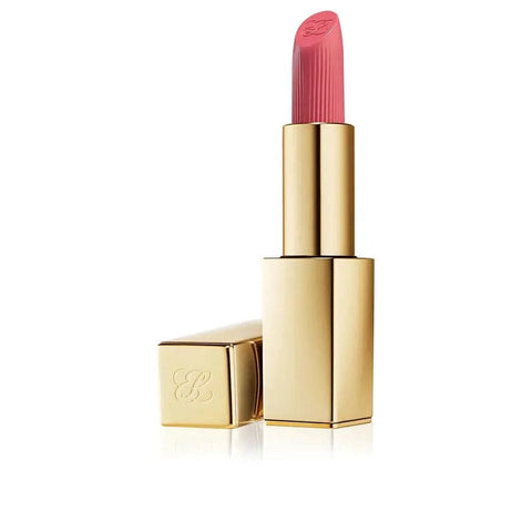 Estée Lauder Pure Color Creme Lipstick in Eccentric, 3.5g, with a sleek tube and rich lipstick shade displayed.