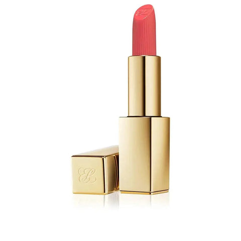 Estée Lauder Pure Color Matte Lipstick in Peachy Keen, 3.5g, with a creamy matte finish and warm peach shade.
