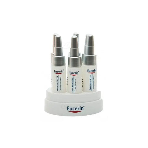 Eucerin Even Brighter Concentrado 6 ampollas with B-Resorcinol for dark spot reduction, by Jag Couture London New York.