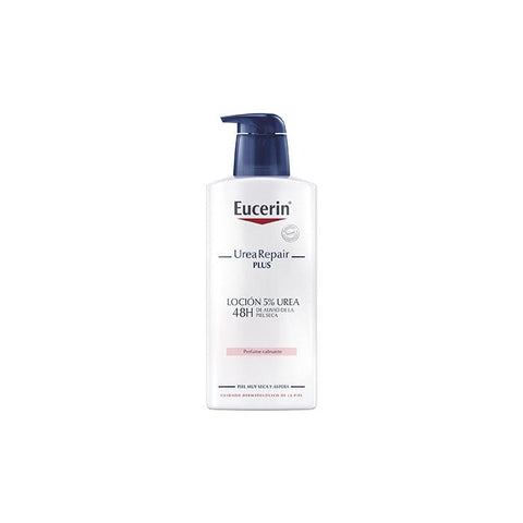 Eucerin Urearepair Plus Soothing Perfume 400ml bottle, skincare product with calming scent, by Jag Couture London - New York
