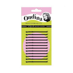 Jag Couture London - New York Eurostil Bola Negro Negro Clips Ondina 70mm Carton 1un