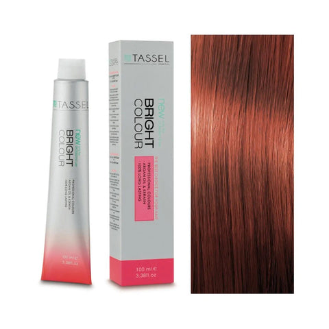 Eurostil Bright Colour Tinte 6.44 Rubio Oscuro Cobre Intenso hair dye from Jag Couture London New York, in a single box.