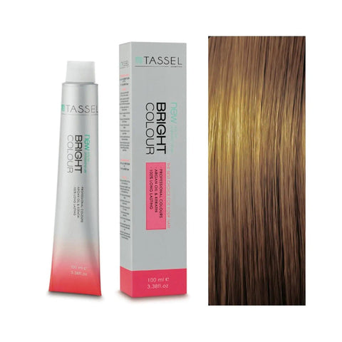 Eurostil Bright Colour Tinte 7.71 Rubio Medio Marrón Frío hair dye from Jag Couture London and New York, shown in the image.