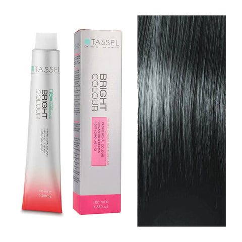 Eurostil Bright Colour Tinte SM 1.1 Silver Metal hair dye in 100ml bottle, by Jag Couture London New York, showing silver metallic shade.