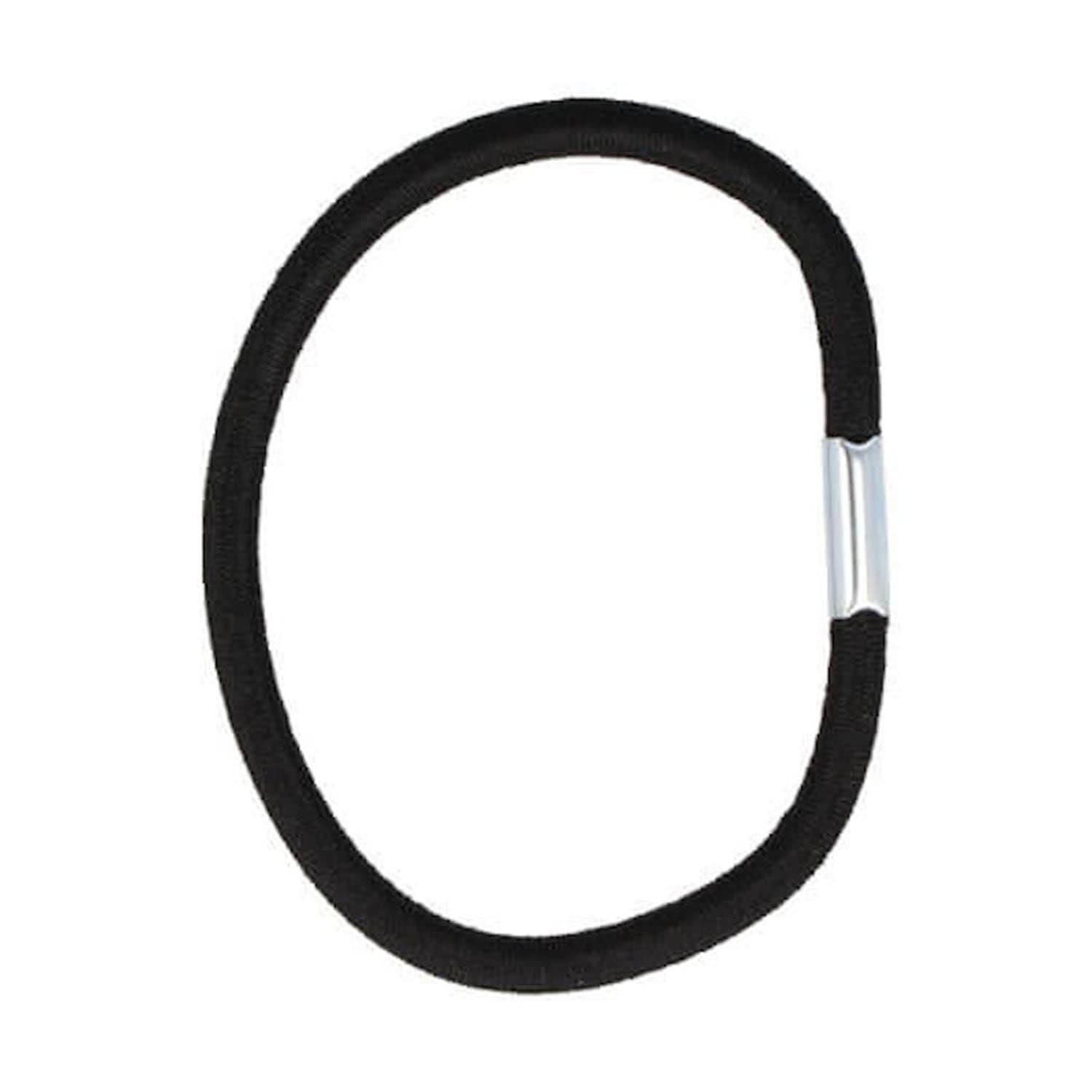 Jag Couture London - New York Eurostil Cabello Gomas Gruesas Negro Negro Pack 8un