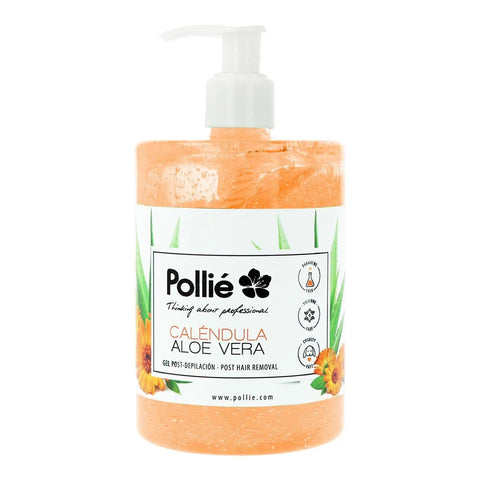 Eurostil Calendula Aloe Vera Gel from Jag Couture London, post-depilacion, in a 500ml bottle with calendula and aloe vera ingredients.