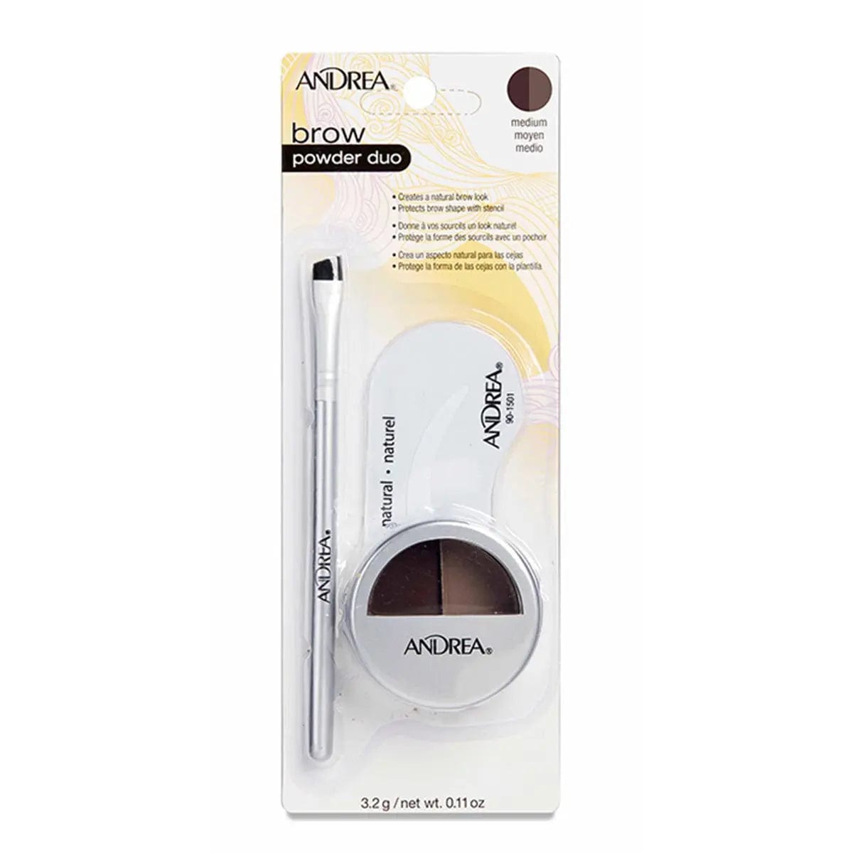 Jag Couture London - New York Eurostil Cejas Andrea Powder Duo Marron Medio 1un