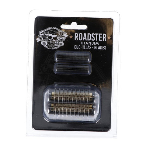 Eurostil Electrica Ragnar Comet replacement shaver blade in black, 5W, for electric shaver, by Jag Couture London New York.