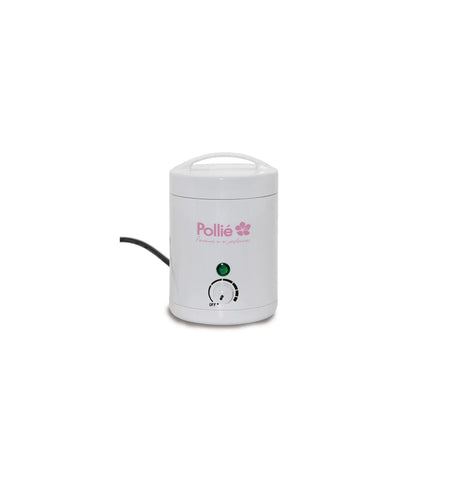 Eurostil Fusor Cera Blanco 125g by Jag Couture London New York, close-up of white wax in a jar for hair extensions or bonding.