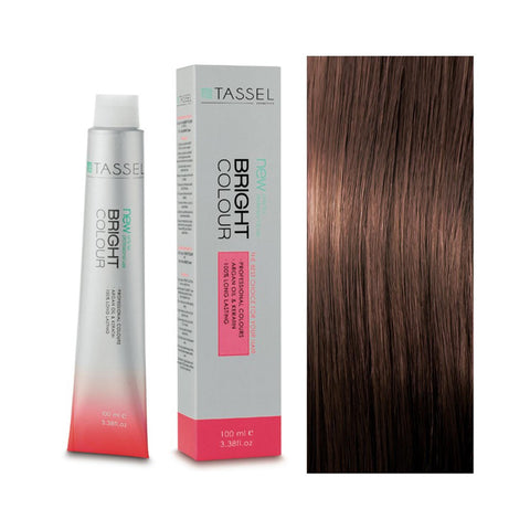 Eurostil New Bright Colour Tinte N6.73 Marron Avellana hair dye from Jag Couture London, showing the product and packaging.