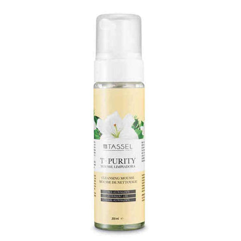 Eurostil Tassel Espuma Limpiadora Astrigente T-Purity in 200ml bottle, skincare foam from Jag Couture London New York.