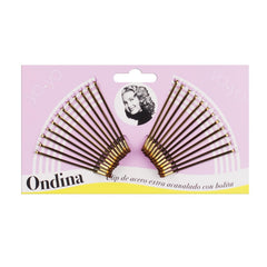 Jag Couture London - New York Eurostil Yo-Yo Clips 50mm Bronce Pack 24un