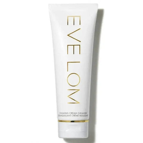 Jag Couture London Eve Lom Foaming Cream Cleanser in 120ml bottle, showcasing its elegant packaging and creamy texture.