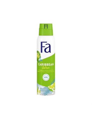 Jag Couture London Fa Desodorante Spray 150ml with refreshing Limones Caribe scent, showing the deodorant bottle and packaging.