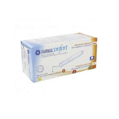 Jag Couture London - New York FarmaConfort Cotton Tampons With Applicator Size Superplus 14 Units