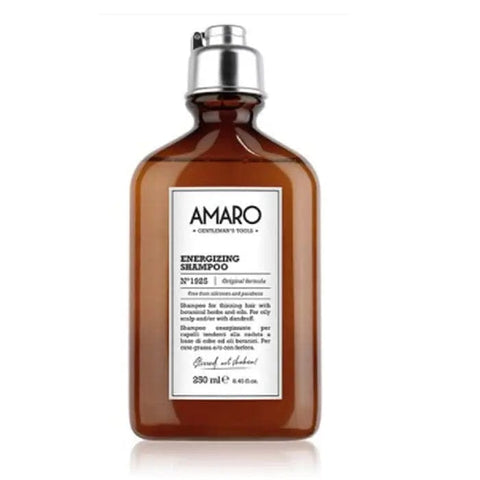 Farmavita Amaro Energizing Shampoo Nº1925 by Jag Couture London features a 250ml bottle with a sleek design and label.