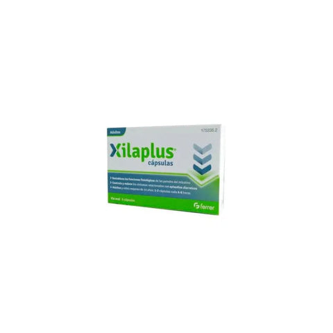 Ferrer Xilaplus 8 capsules by Jag Couture London New York, showing the orange and white packaging of the dietary supplement.