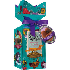 Jag Couture London - New York Flutter Scotch tip top carton of cocoa dusted truffles with butterscotch chips
