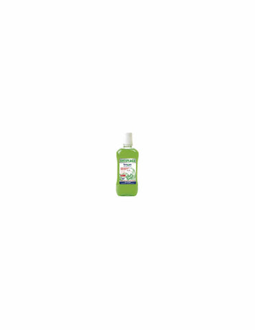 Jag Couture London New York Foramen Enjuague Buc Antiplaca 500ml mouthwash bottle with label and cap, for oral hygiene.