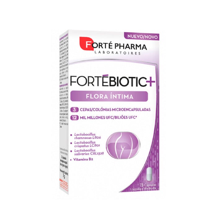 Jag Couture London - New York Forté Pharma Fortebiotic+ Flora Intima 15 Capsules
