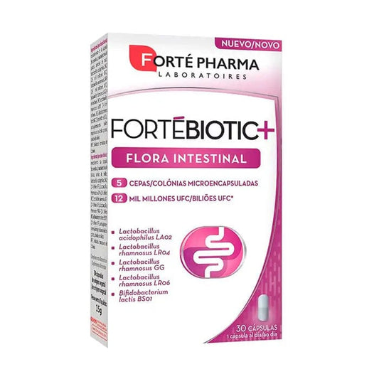 Jag Couture London - New York Forté Pharma Fortebiotic+ Intestinal Flora 30 Capsules