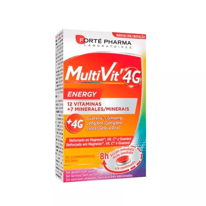 Jag Couture London - New York Forté Pharma Multivit 4G Energy 30 Tablets