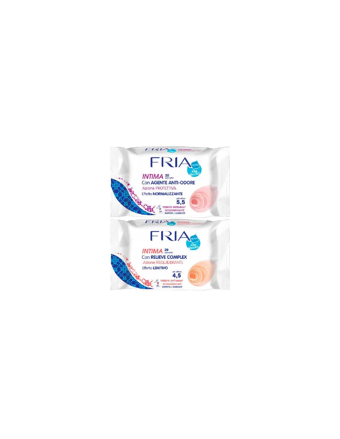 Jag Couture London - New York Fria Toallitas Intimas Biodegradable 2 Fragancias 20 Uds