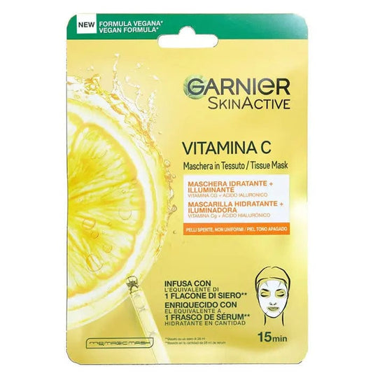 Jag Couture London - New York Garnier SkinActive Vitamina C Moisturising and Illuminating Mask 1 Unit