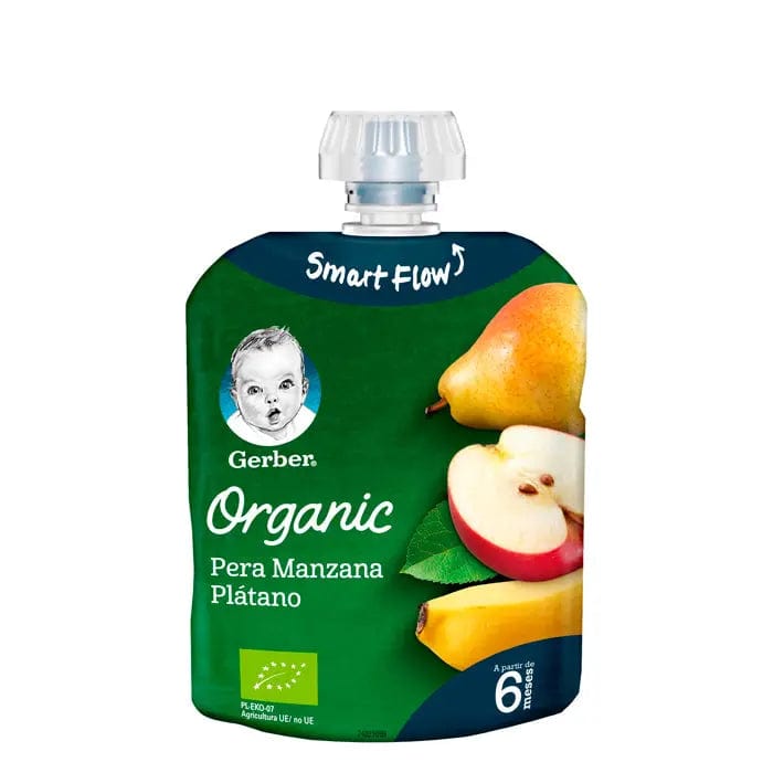 Jag Couture London - New York Gerber Organic Pear Apple and Banana 90g