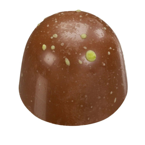 Ginger Dome by Jag Couture London, 12.5g, showcasing a smooth chocolate ganache flavored with ginger and banana.
