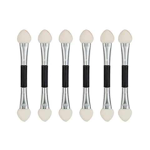 Set of six Glam of Sweden applicators by Jag Couture London New York, shown with varied makeup tools in a sleek design.