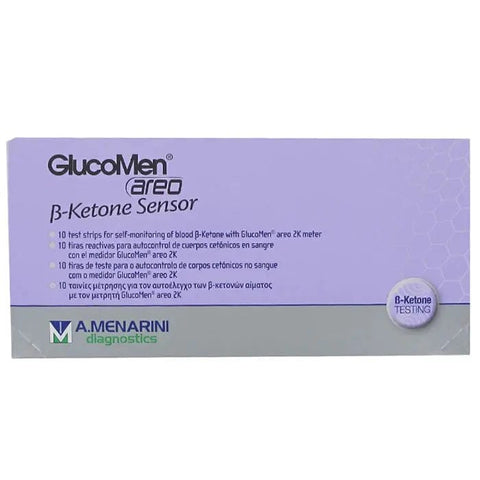 Jag Couture London - New York Glucomen Areo Sensor B-Ketone 10 Test Strips