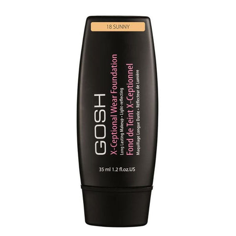 Jag Couture London Gosh X-Ceptional Wear Foundation in Sunny shade, 35ml, long-lasting makeup with smooth, natural finish