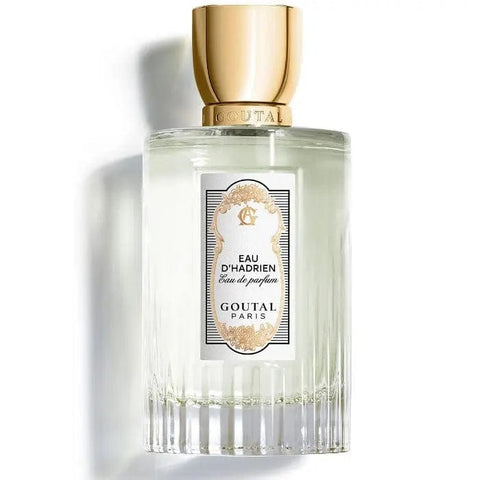 Goutal Paris Eau D’Hadrien Eau de Parfum spray in 100ml bottle, showcasing elegant glass packaging with a minimalist label.