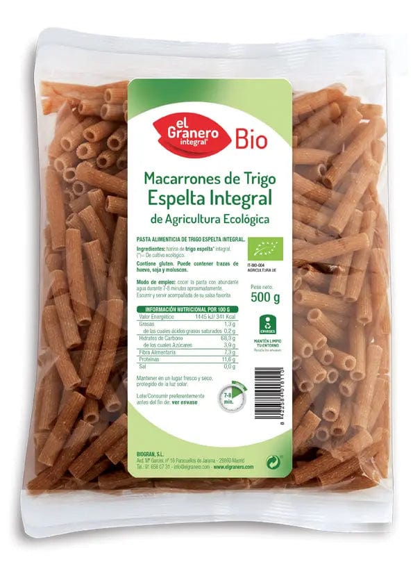 Jag Couture London - New York Granero Macarrones Espel Int Bio 500g