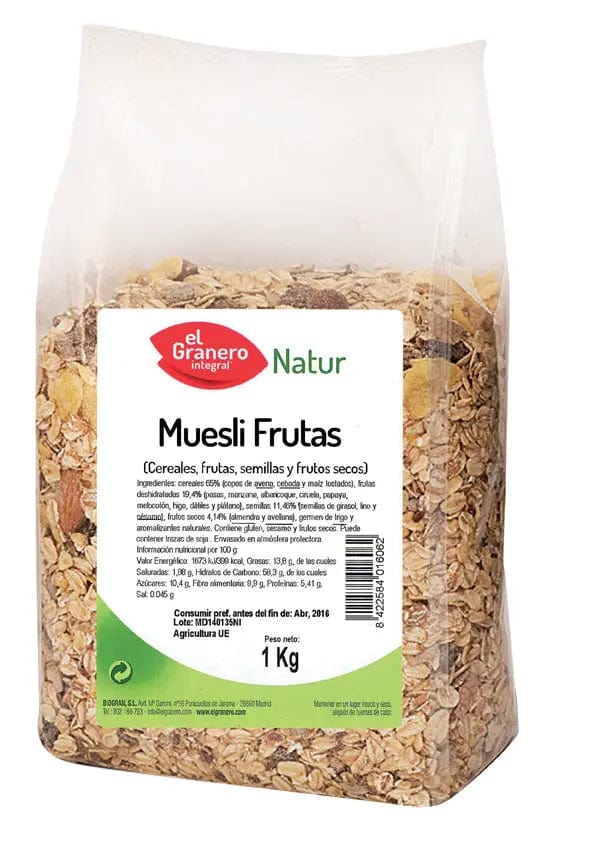 Jag Couture London - New York Granero Muesli 10 Frutas 1 Kg