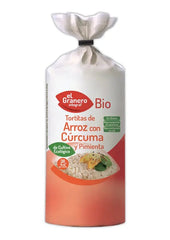 Jag Couture London - New York Granero Tortitas De Arroz Con Curcuma y Pimienta Bio 115g