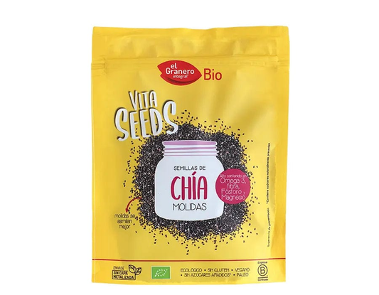 Jag Couture London - New York Granero Vitaseeds Semillas De Chia Molidas Bio 200g