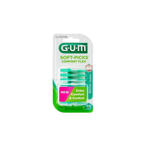 Box of 40 Jag Couture London Gum Soft Picks Comfort Flex Flex Sticks for gentle, effective gum cleaning and oral care.