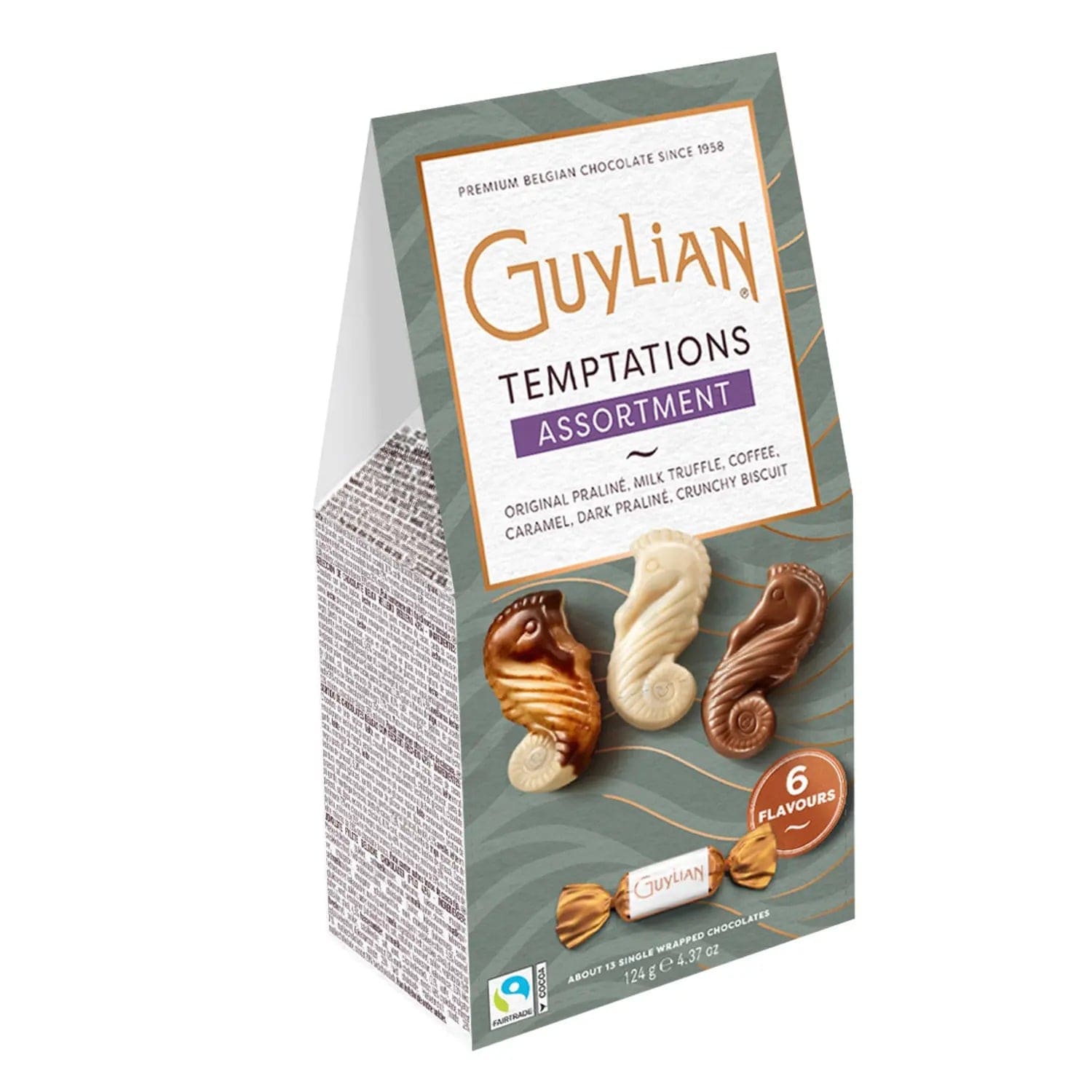 Jag Couture London - New York Guylian Temptations twist wrapped mixed flavour sea horses