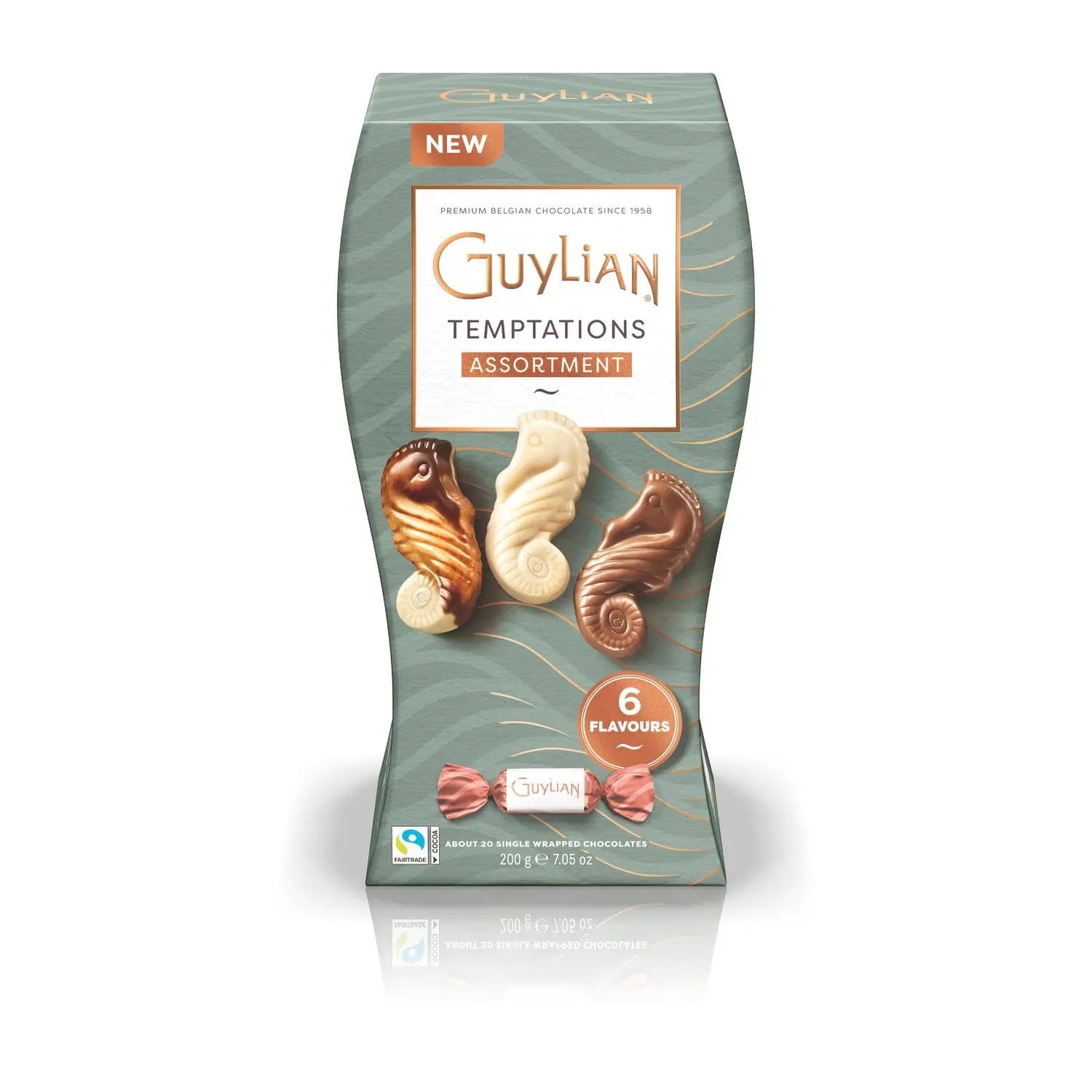 Jag Couture London - New York Guylian Temptations twist wrapped mixed flavour seahorses