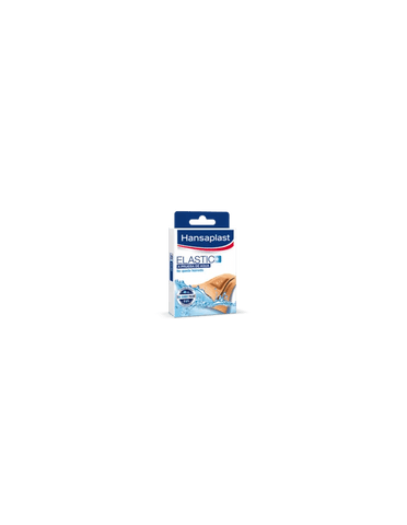Hansaplast elastic dressings in a pack of 10, featuring flexible, skin-friendly adhesive strips from Jag Couture London.