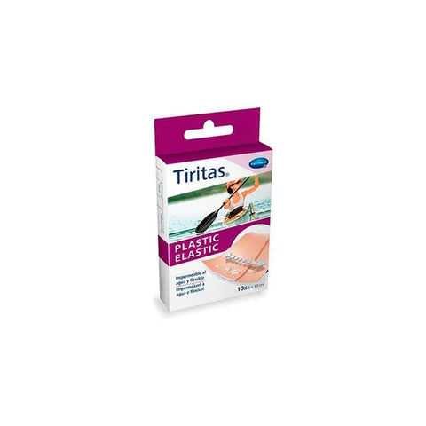 Hartmann plastic elastic plasters 6x10cm, 10 pack, by Jag Couture London - New York, shown in the product image.