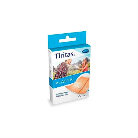 Hartmann plastic plasters 6x10cm, 10-pack, by Jag Couture London New York, shown in a box with individually wrapped bandages.
